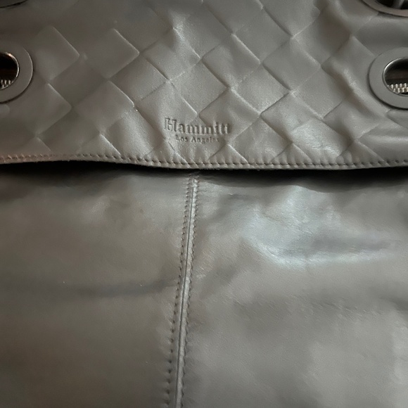 Hammitt Handbags - Hammitt Los Angeles Montana Large Reversible Crossbody Pewter/Black BS $595